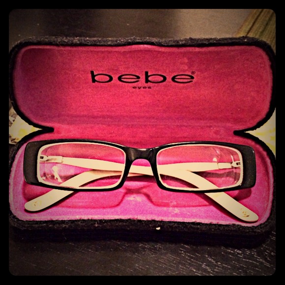 bebe Accessories - bebe eyes!  Black and beige frames for sale!