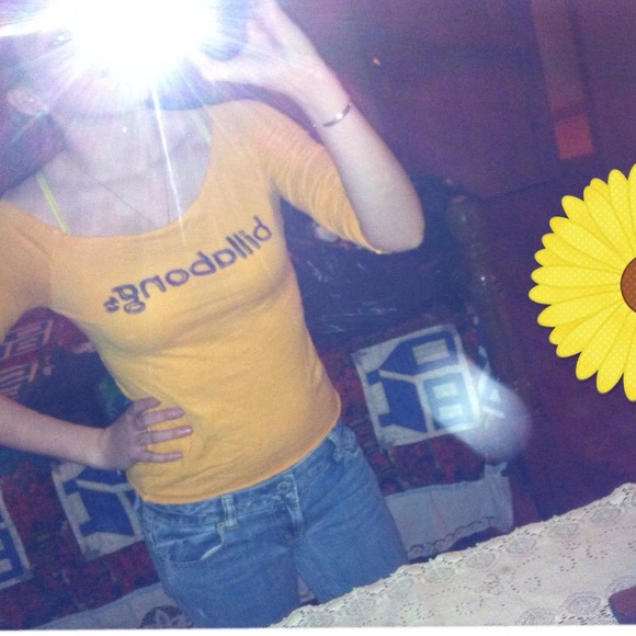 Yellow Billabong Tee - Picture 2 of 2