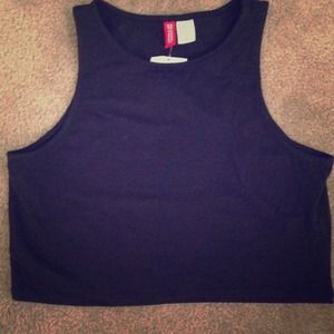 H&M black crop top!