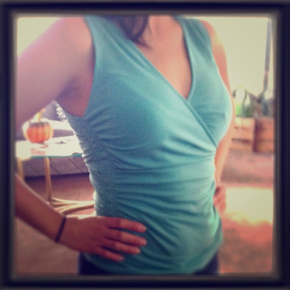 Green mint blouse