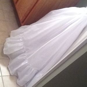 Wedding dress skirt