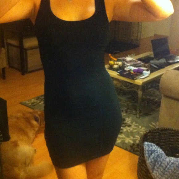 Little black H&M dress! Stretchy ribbed size 4
