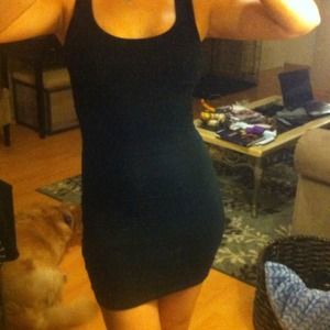Little black H&M dress! Stretchy ribbed size 4