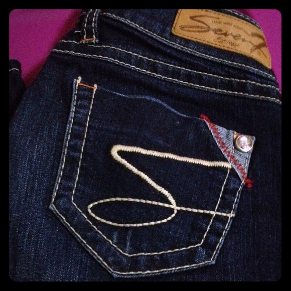 Seven darkwash bootcut jeans