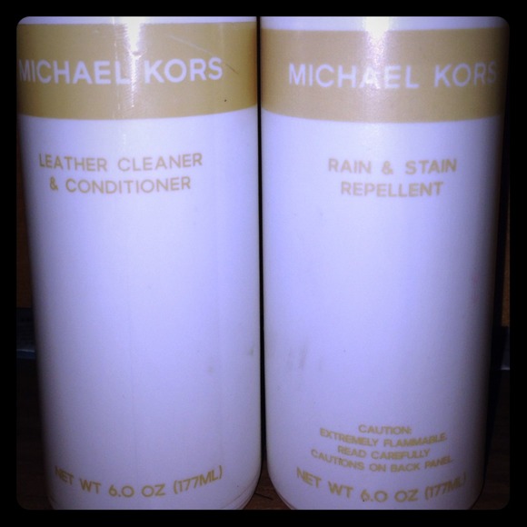 Michael kors leather cleaner & rain n stain