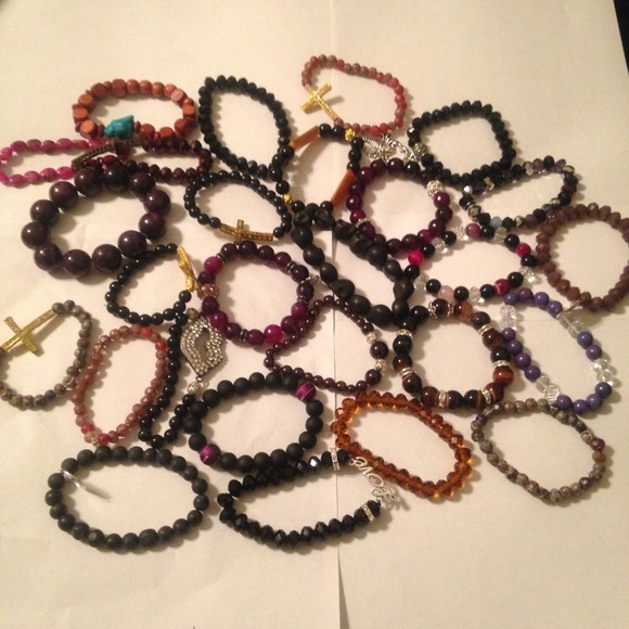Handmade beaded bracelets. - Picture 1 of 2