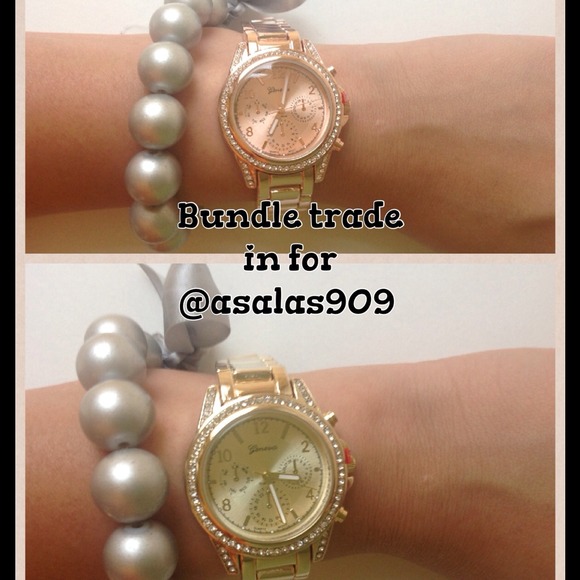 NEW GOLD AND ROSEGOLD FASHION WATCH