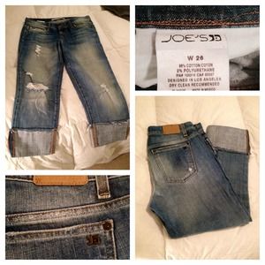 Joe's Jeans cropped cuffed  size 26