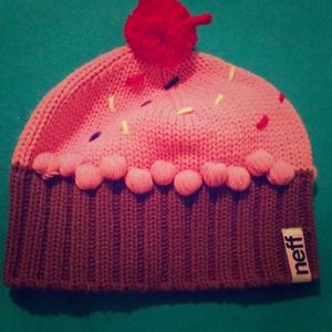 Cupcake hat, sweater dress cocktail dress bundle