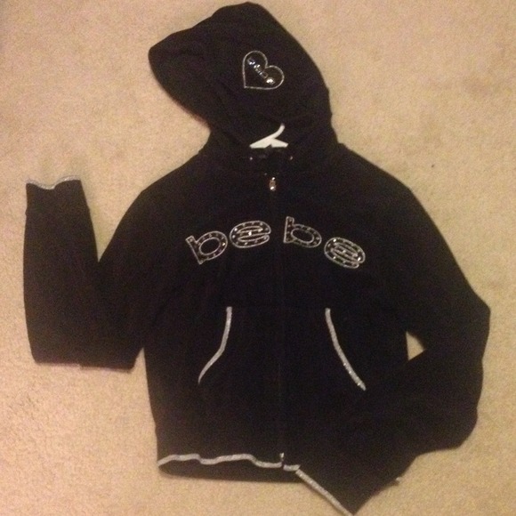 *SOLD IN BUNDLE*Bebe terry cloth sweatshirt
