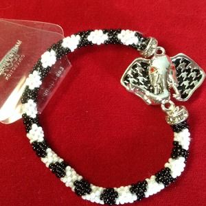 ALABAMA FANS Elephant HoundsTooth bracelet