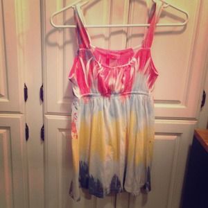 Watercolor shirt size M super cute