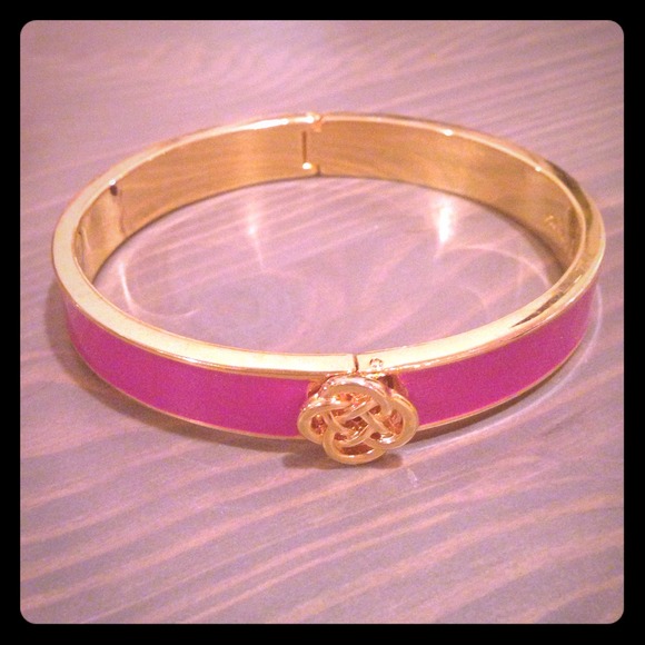 Stella & Dot Jewelry - Stella Dot Pink Enamle Bangle