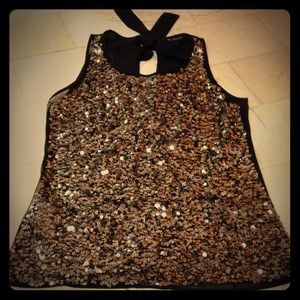 Sequin tank, new without tags