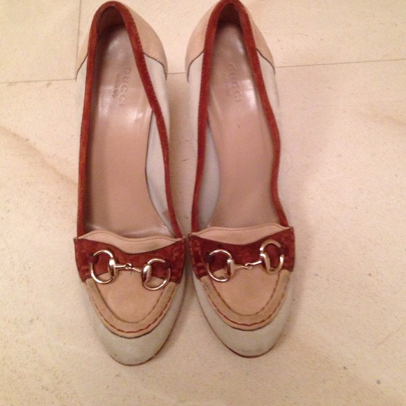 Gucci high heels moccasin style