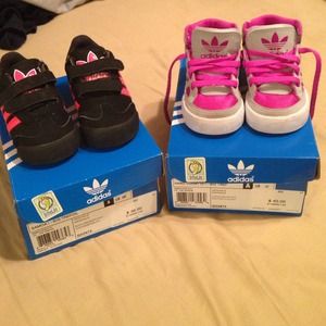 2 pair of Adidas