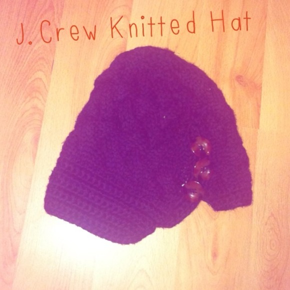 ?GIFTED?J.Crew Black Knitted Hat