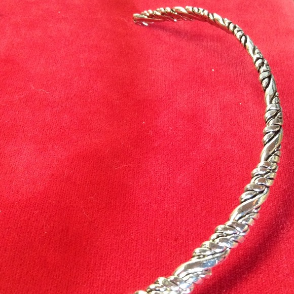 Choker Style Necklace silver tone - Picture 3 of 4