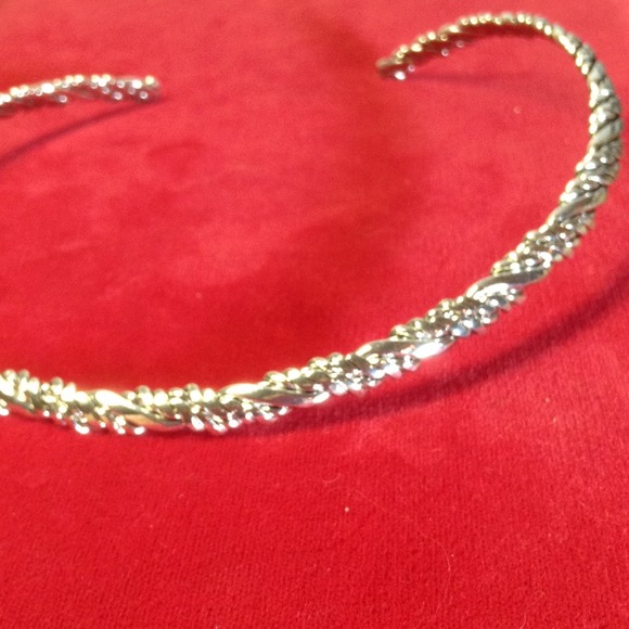 Choker Style Necklace silver tone - Picture 4 of 4
