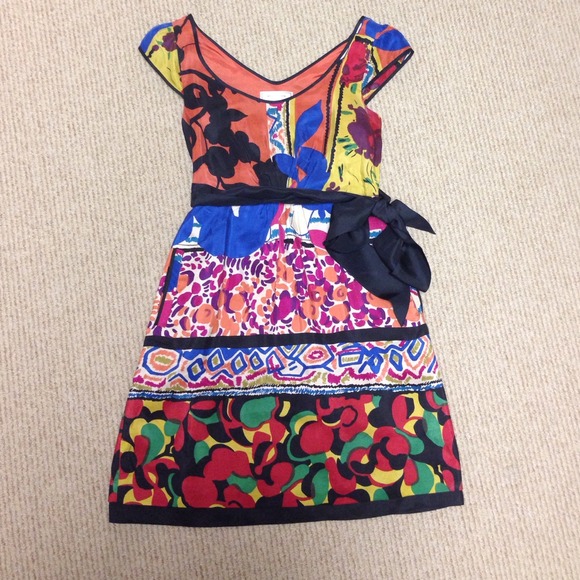 Anthropologie silk dress