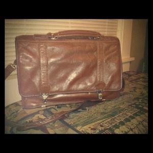 *RESERVED* Wilson Leather messenger bag