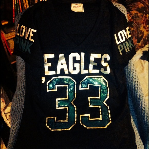 VS 'NFL PINK' EAGLES jersey -sz Small