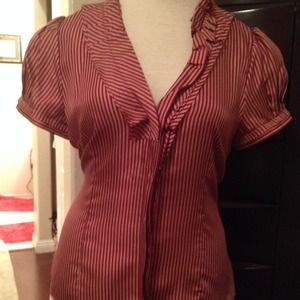 Silk BCBG striped blouse