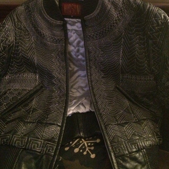 100%  Hudson Leather Jacket