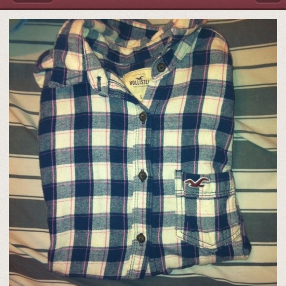 Hollister top and one black and one white tank top