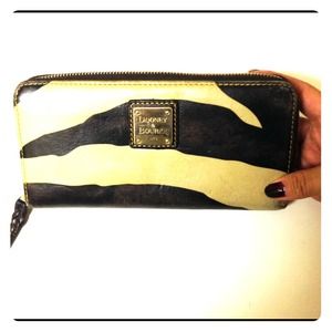 Dooney & Bourke Zebra print wallet