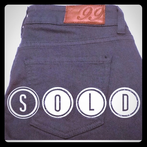 Anthropology Level 99 Teal Denim NWOT