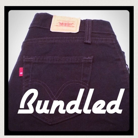 Levi's Black Bootcut Denim