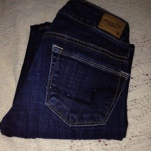 American Eagle Skinny kick jeans size 0