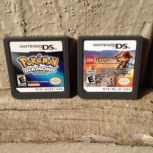 Pokemon Diamond & Lego Indiana Jones 2 Nintendo DS