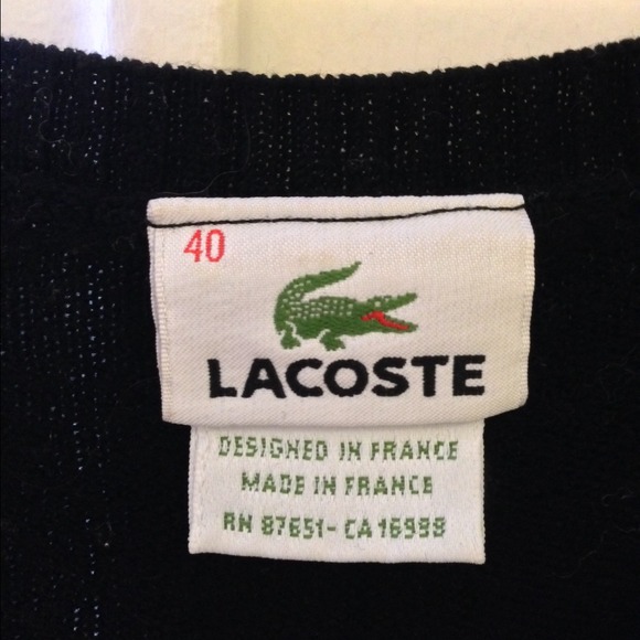 🚫SOLD🚫Lacoste croc sweater - Picture 2 of 4