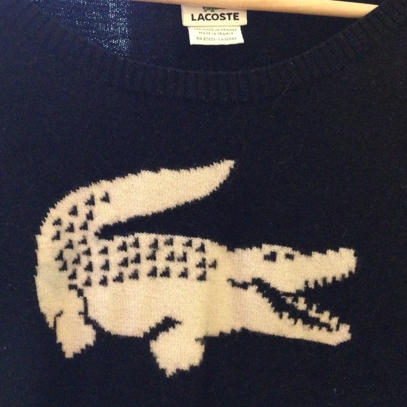 🚫SOLD🚫Lacoste croc sweater - Picture 4 of 4