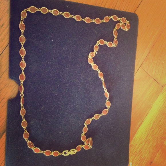 Gorgeous stamped antique necklace