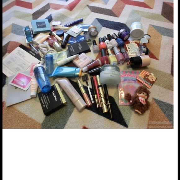 A lot skin care products