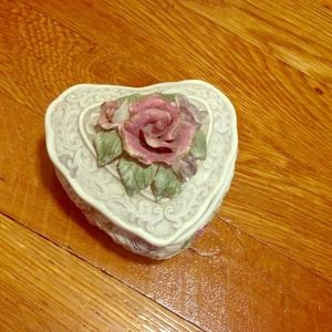 Intricate antique jewelry box