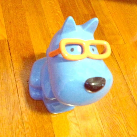 Japanese puppy piggy bank