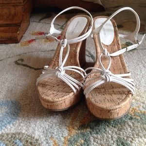 Banana republic cork wedges