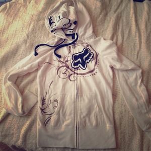 Fox zip up hoodie