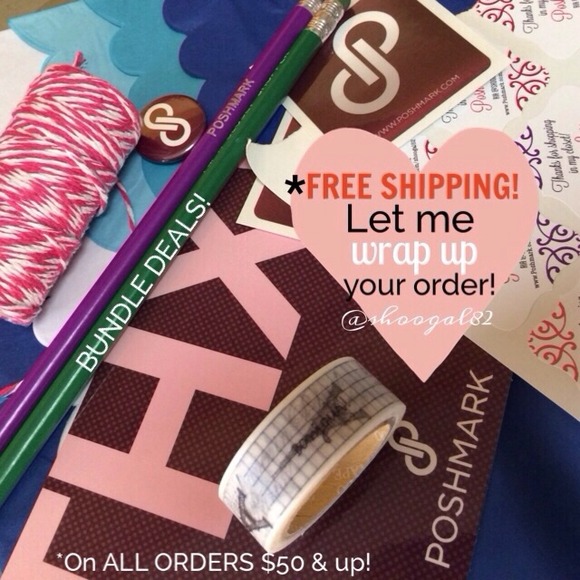 Free shipping! Orders on $50 or more😊 👏