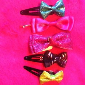 🎀Bow hair clip bundle!💁