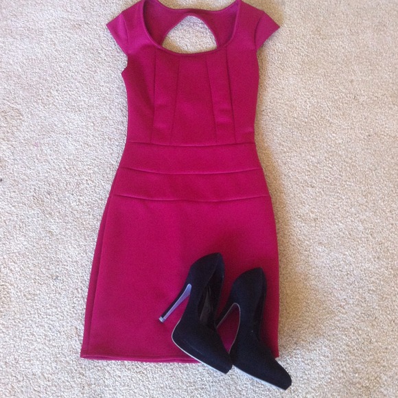 Burgundy dress NWOT