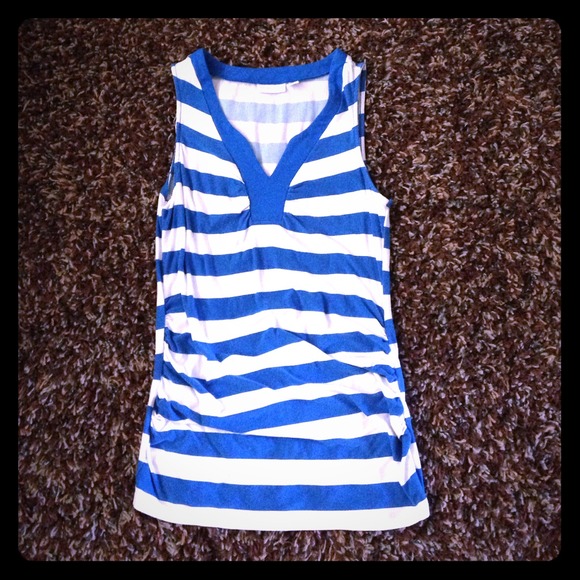Striped Form Fitting Nautical Tank 🎀
