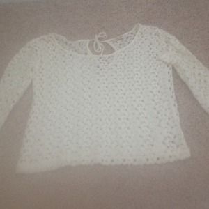 Cream colored blouse