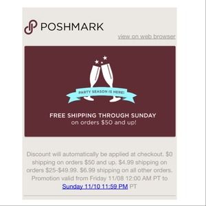 SHOP MY CLOSET TO TAKE ADVANTAGE OF FREE SHIPPING!