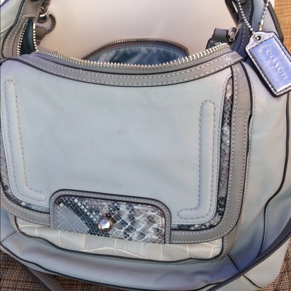 👉SOLD💯Authentic Coach Kristin Spectator Exoctic