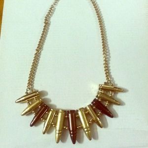 Bullet Statement Necklace